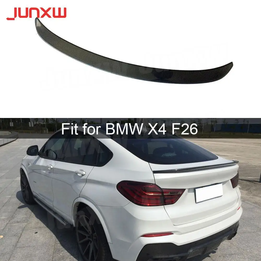 

Carbon Fiber Rear Spoiler Wings For BMW X4 F26 M-Sport M-TECH 2014-2017 3D Style FRP Boot Exterior Decoration