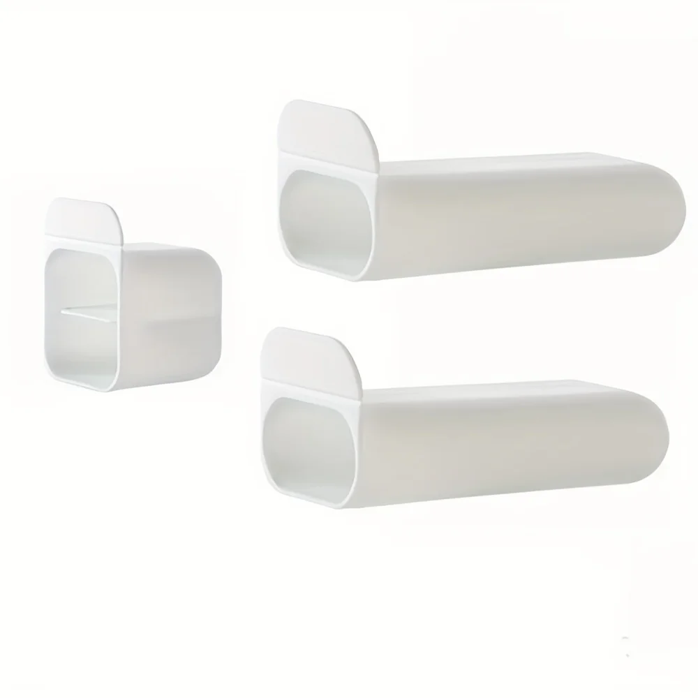 حاملات أقلام مكتبية، حاويات تخزين أقلام رصاص بمشبك، ملحقات لوازم مكتبية لاصقة، مجموعة منظم مكتب بلاستيكية من البولي بروبيلين