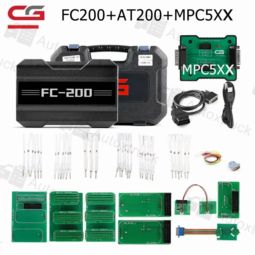 

ECU Программатор CG FC200, полная версия с адаптером FC200 MPC5XX для ME9.0, MED9.1, MED9.5.10, EDC16C2, EDC16CB, EDC16CP31, EDC16CP35