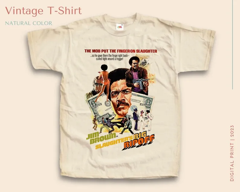 

Vintage TShirt Slaughters Big Ripoff NATURAL color Men Woman Unisex T-Shirt Digital Print Sizes