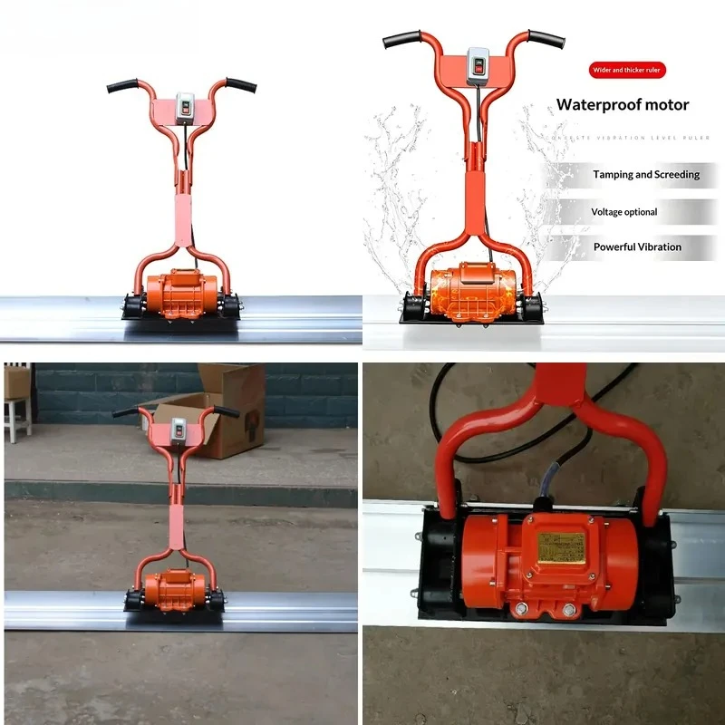 Electric Concrete Pavement Truss Vibrator Leveling Machine Thickened Alloy Flattening Rod
