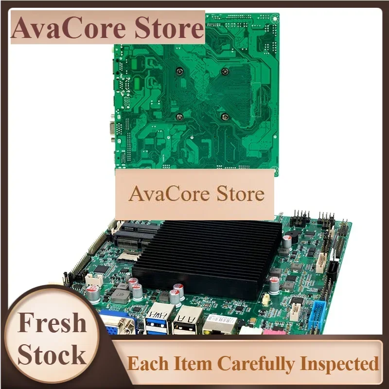 AvaCoreZeroone Fanless Gemini Lake Embedded ThinJ4105/N4000 Processor Mini-Itx Motherboard