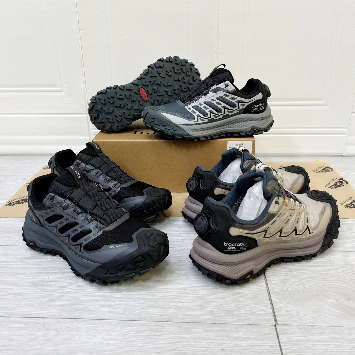 Original Brand Unisex Hiking Outdoor Shoes Designer 4E Wide Foot Hiking Joggers Top Quality Hiking Shoes