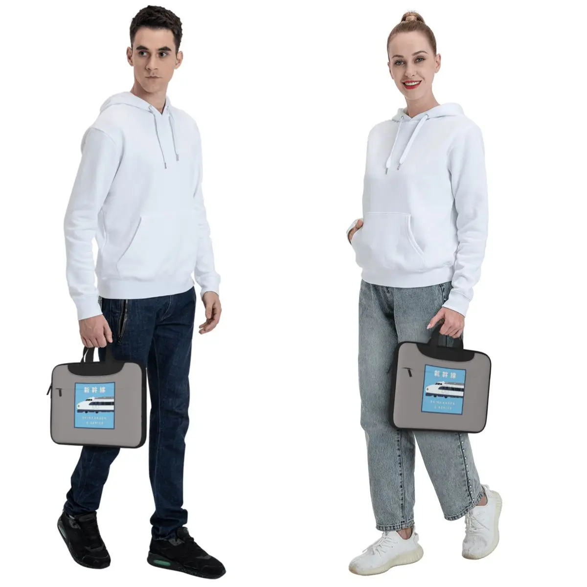 Japanese Shinkansen Bullet Trains Crossbody Laptop Bag Case Computer Bag 13 14 15.6 Inch Notebook Pouch for Macbook Pro