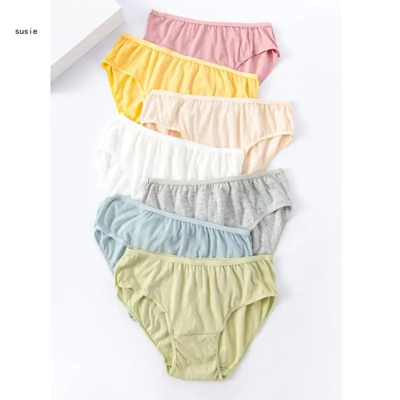 5 Pack Adult Kids Cotton Disposable Underwear Panties for Camping and Public Use X7YA