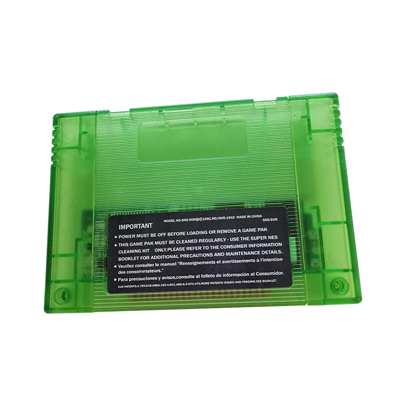118 في 1 SNES Multi Super Nintendo Game Cartridge 16 بت بطاقة الألعاب EU PAL
