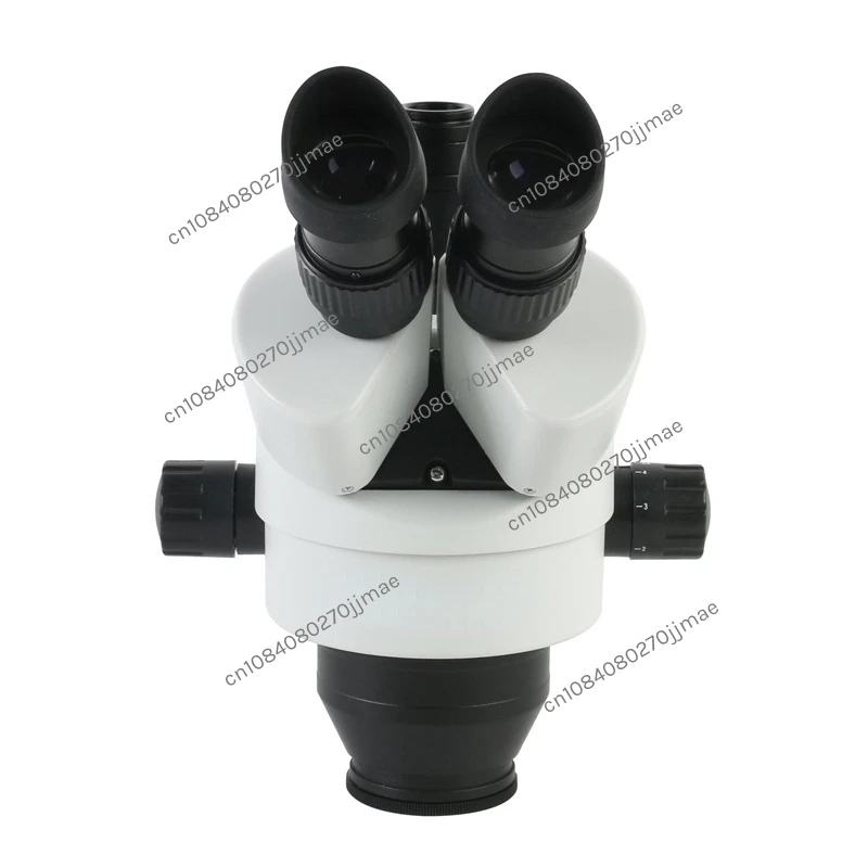 7-45x Triocular Stereoscopic Microscope 0.5X/0.7X/1X/2X Auxiliary Objective Portable Laboratory Microscope