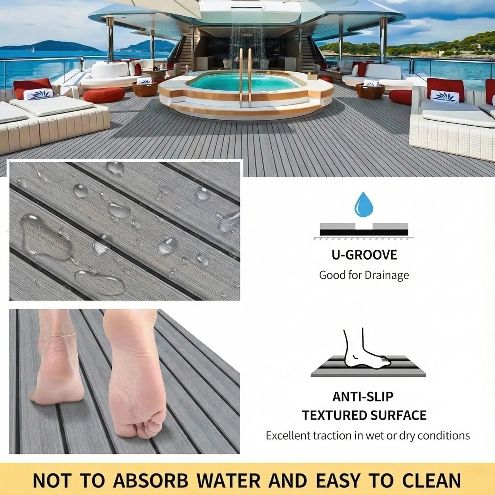 Mata z pianki EVA imitująca te – Fishing Boat Fiberglass recenzja i cena
