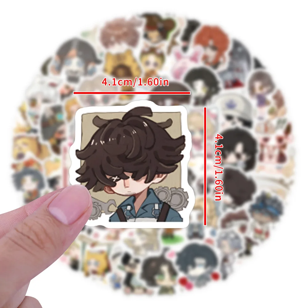 

10/50/100PCS Game Identity V Cute Fun Q Version Survivors Series Graffiti Stickers Decorative Scrapbook Suitcase Decorative Toys