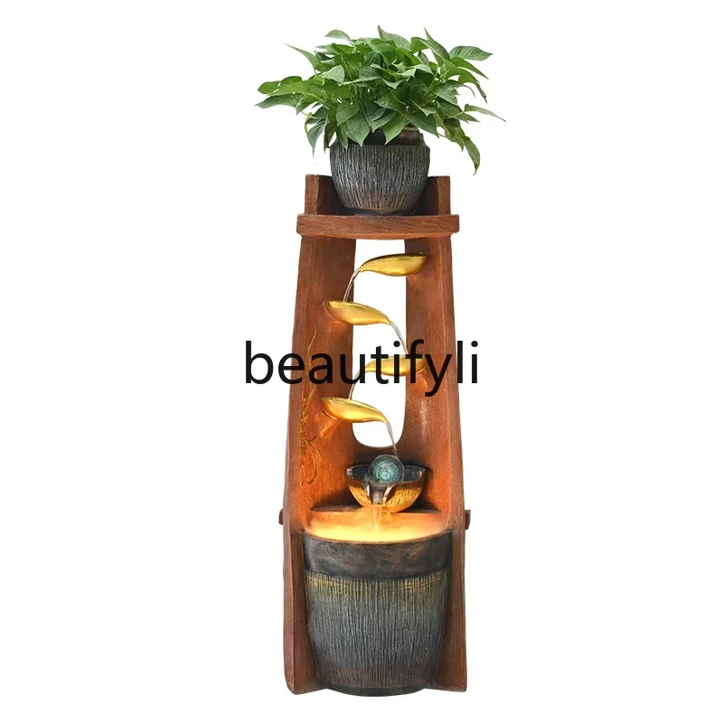 D178  Rockery flowing water fountain circulating water ornament living room entrance office decoration