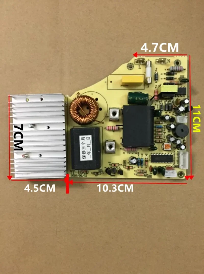 Suitable for 2100w touch screen induction cooker ultra-thin sheet universal universal circuit board