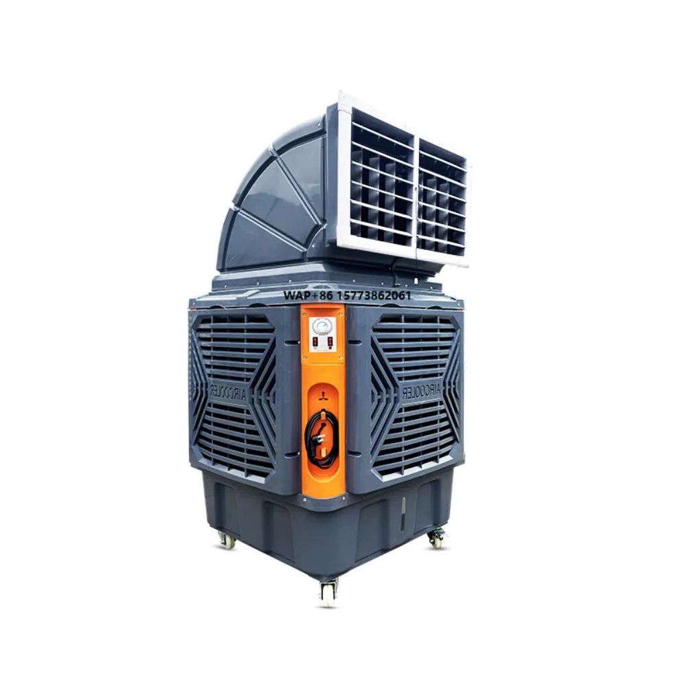 Energy Power Saving Portable Air Conditioner Evaporative Air Cooler Cooling Pads Floor Standing for Office Green House Industry