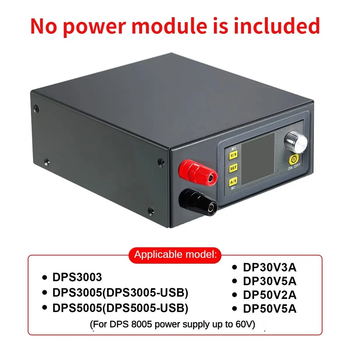 

DIY KIT DIY Case Shell for DPS5015-USB DPS5020-USB DPS3012 DPH3205 Constant Voltage Current Converter Power Bank Box Shell LCD