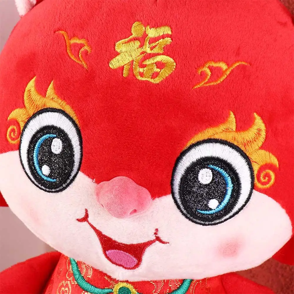 

Zodiac Stuffed Dragon Year Tang Suit Soft Tang Suit Dragon Year Mascot Cartoon Lucky Lucky Dragon Plushies Children