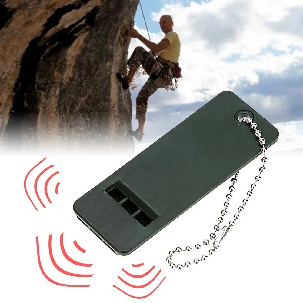 3周波ホイッスル 高デシベルサバイバルホイッスル アウトドアハイキングキャンプホイッスル ハンティングホイッスル 緊急サバイバル補助ツール