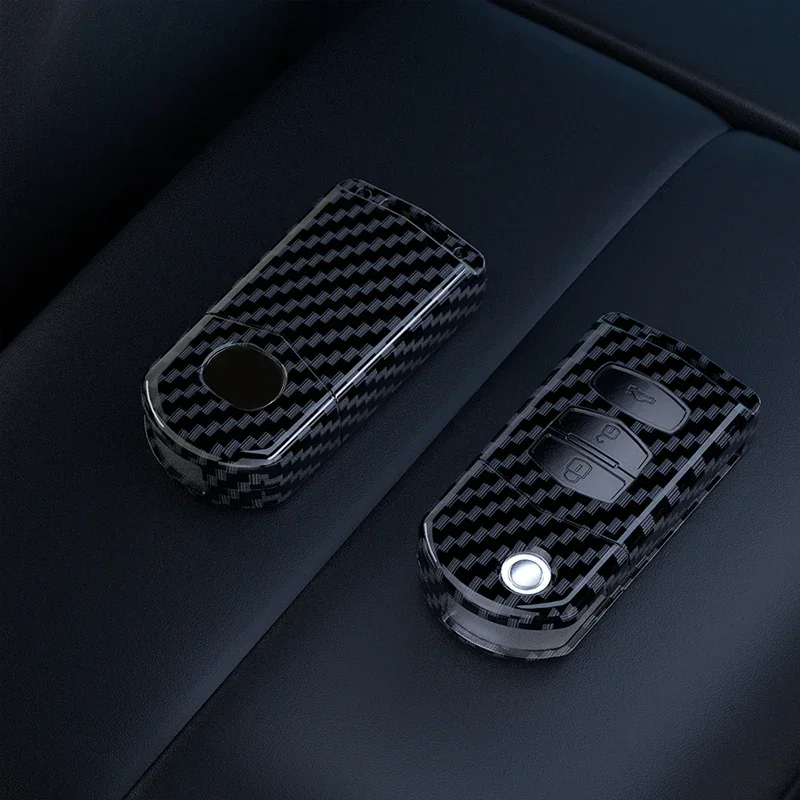 Carbon Fiber Pattern Car Key Case Protective Cover Shell For Mazda 3 2 6 2003 2004 2005 2006 2007 2008 2009 2010 2011 2012 2013