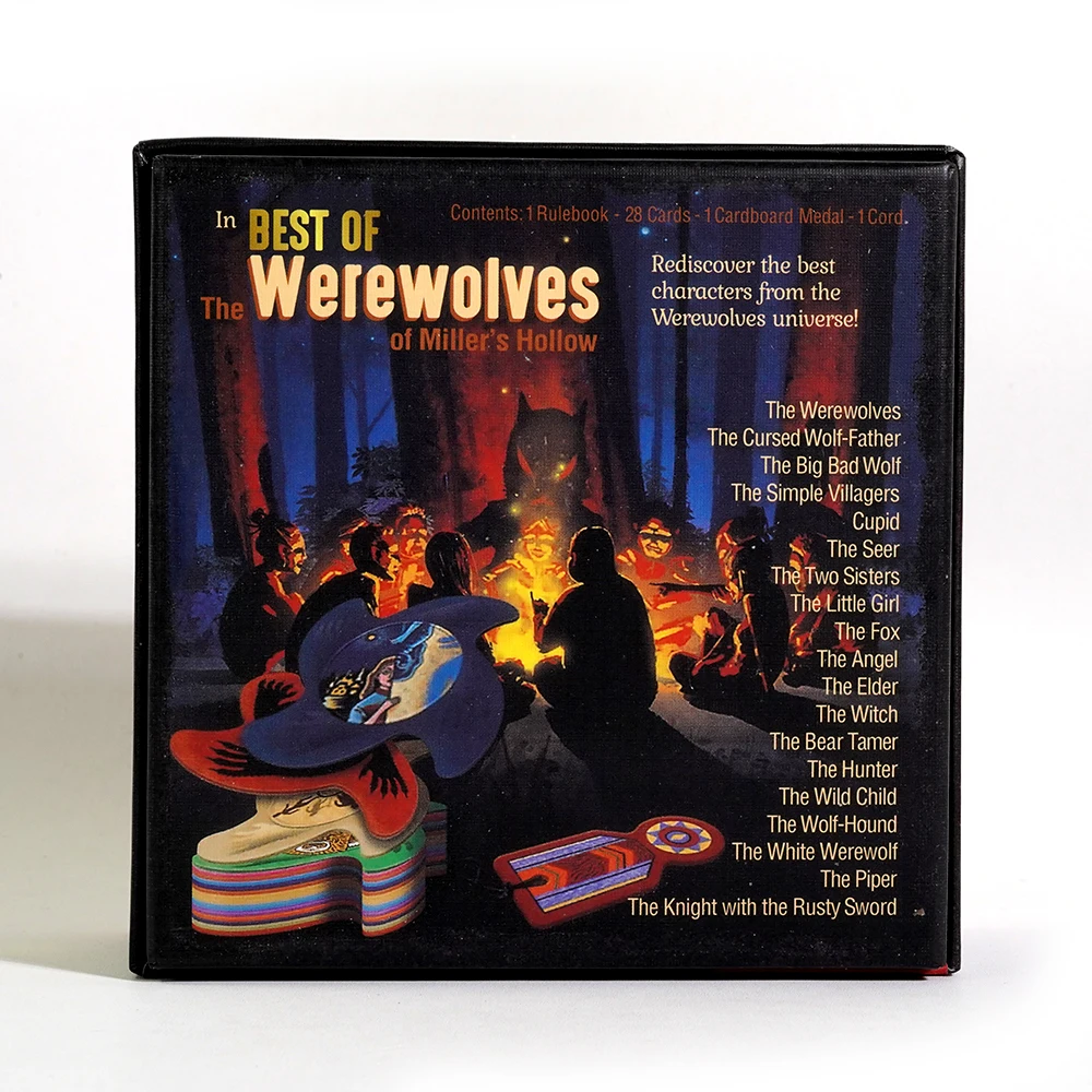 Best of The Werewolves of Miller\'s Hollow Party Card Game Box Set Ultimate Character Collection Bluffing Deduction Board Game