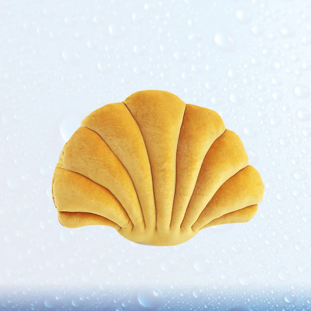 1Pcs Shell Shape Throw Pillow High Grade Soft Touch PP Cotton Back Cushion for Sofa Chair Car Home Decor Lovely Marine Animal