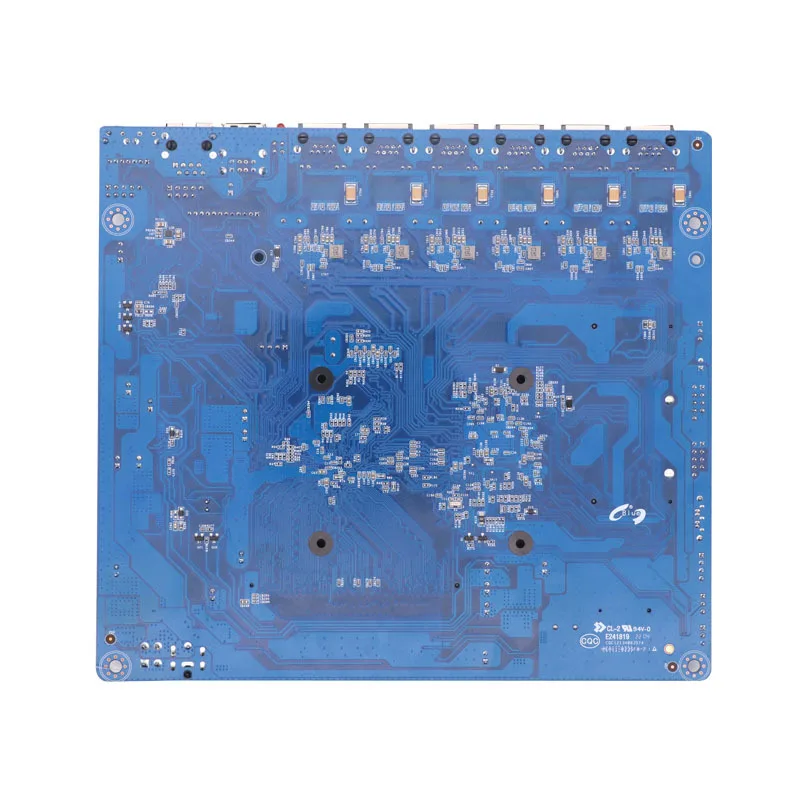 Intel NH82801HBM chip Intel Atom D525 FCBGA 559 Multi network port Motherboard with Intel 1225 Gigabit NIC 6Network port