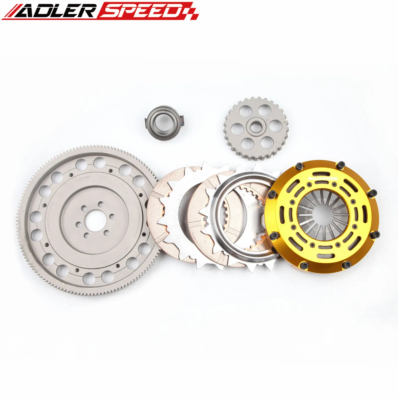 ADLERSPEED RACING CLUTCH TWIN DISC FOR SEAT IBIZA (6L1)1.9 TDI / CUPRA R /ENGINE CODE: (ASZ, BLT, BPX, BUK)