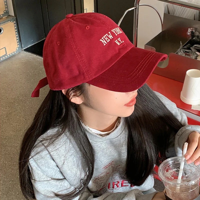 New Letters Embroidery Baseball Cap Men Women Solid Color Cotton Snapback Visors Sun Hat Sports Hip Hop Dad Trucker Hat Boy Girl