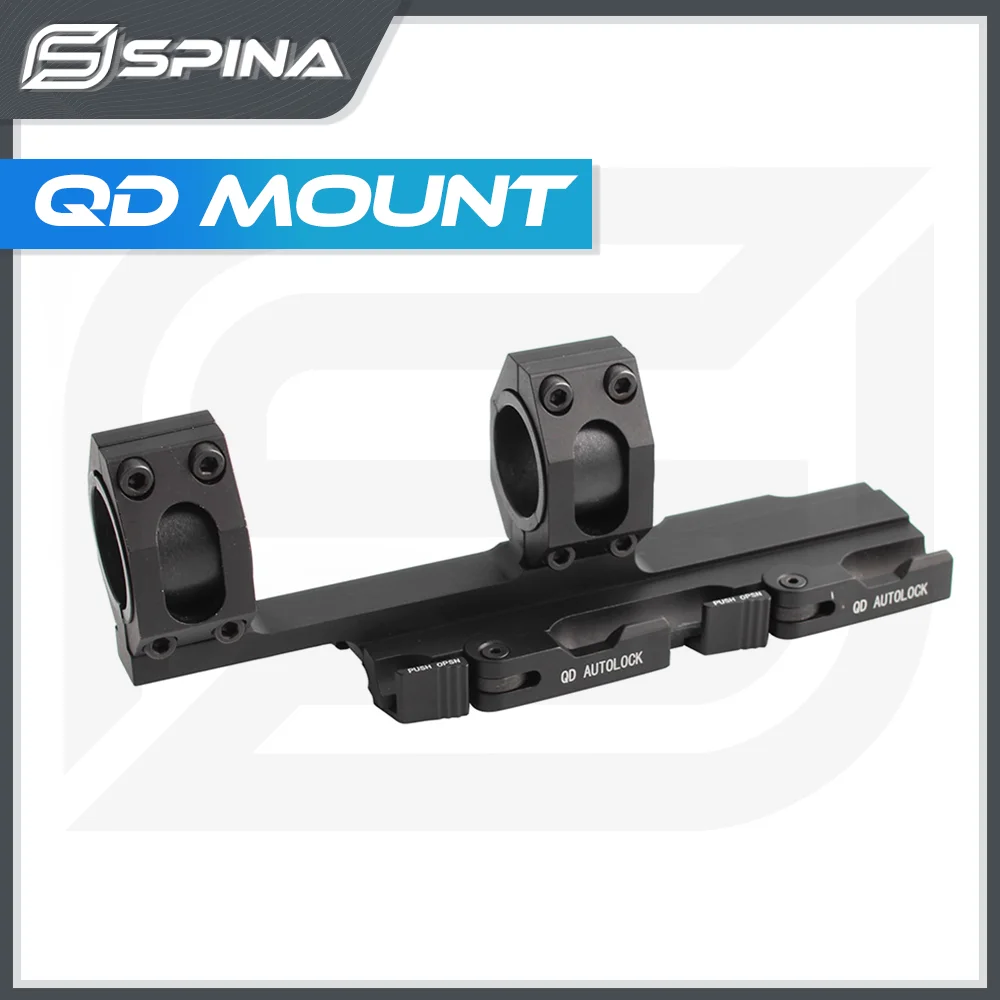 Hunting Tactical Scope Solid 25.4mm/30mm Weaver Picatinny Rings Extended Cantilever QD Mounts Scope mount Bases Black Tan Color