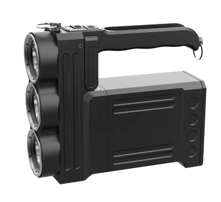 10000 Lumen Searchlightn Powerful Bright LED Rechargeable Torch Includes Li-ion Battery Pack