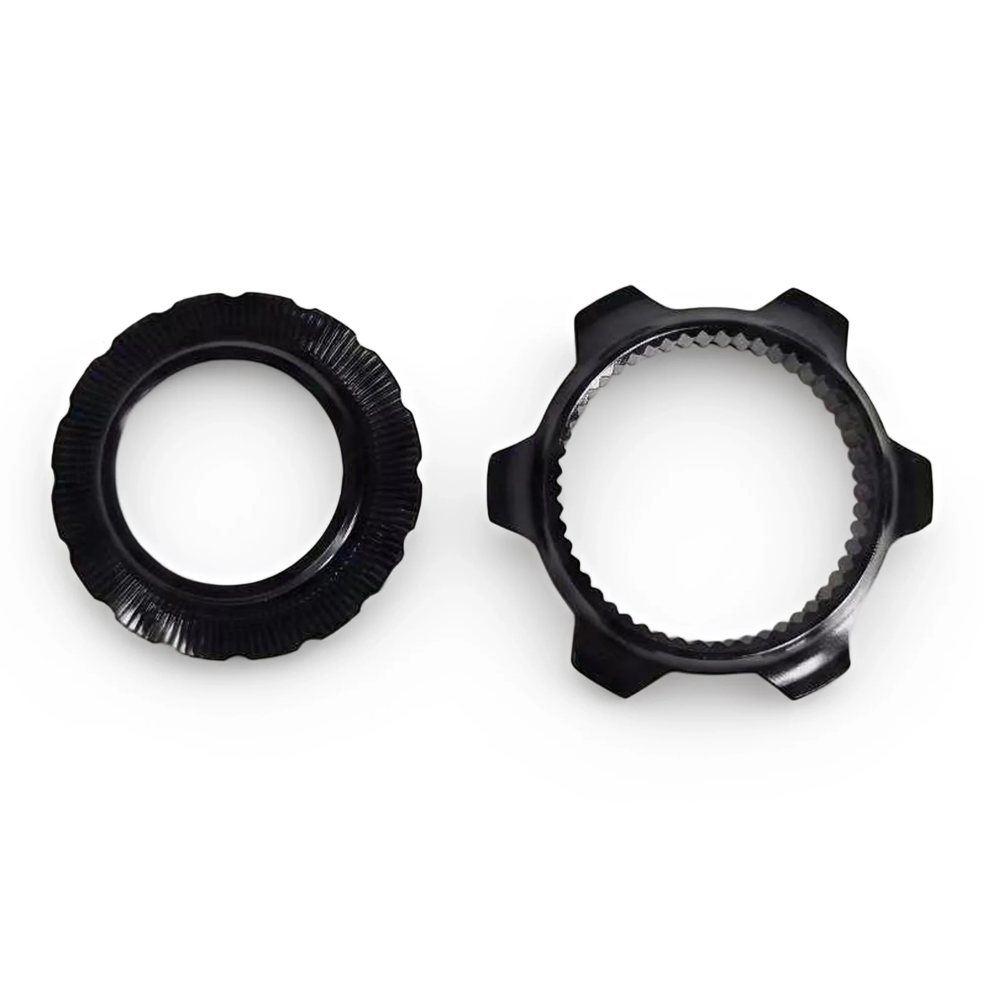 10PLUS 1Pair Aluminium Alloy Bicycle Disc Brake Center Lock to Six-Bolt Adapter Adapter