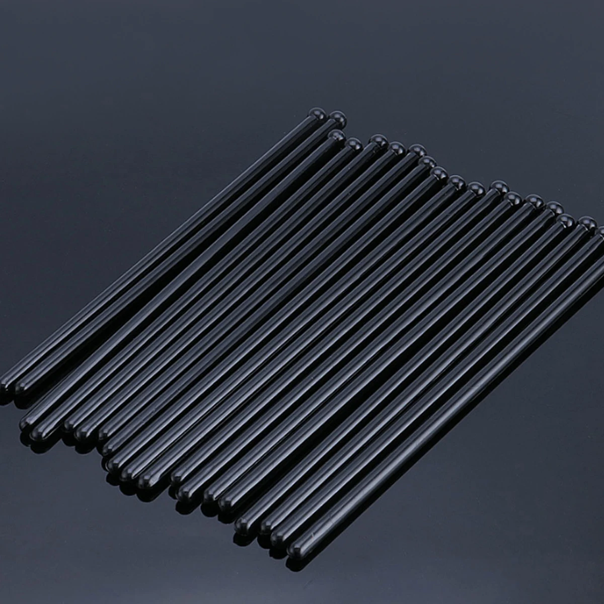 

50 pcs Acrylic Swizzle Sticks Black High Temperature Resistant Cocktail Drink Stirrers Stirring Rods for Home Bar Hotel
