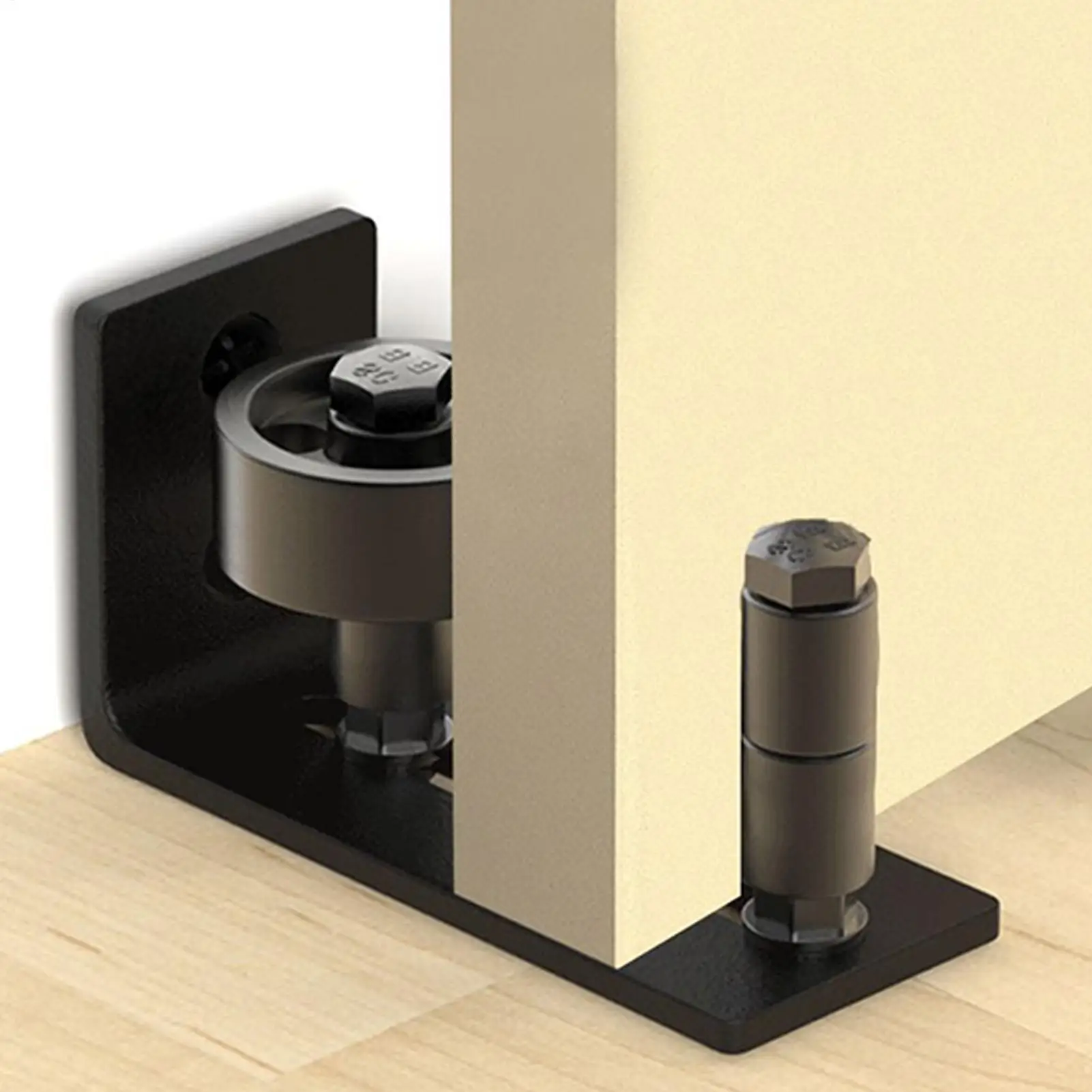 Sliding Door Stoppers Barn Door Guide Quiet Heavy-Duty Mount Bumper For Dorm RV Commercial Interior Gate Bathroom Hotel Exterior