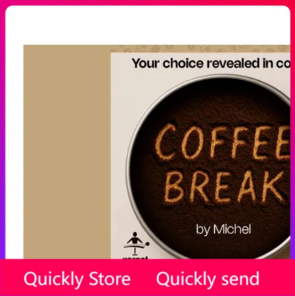 Coffee Break by Michel Magic tricks (Instant Download) Quickly send