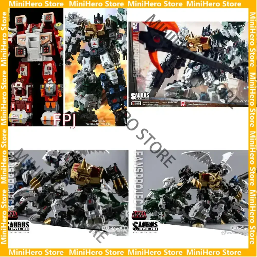 

В наличии: Оригинальная фигурка Fansproject FPJ Uranus Dinoking 6-в-1 из ПВХ и АБС-пластика для демонстрации