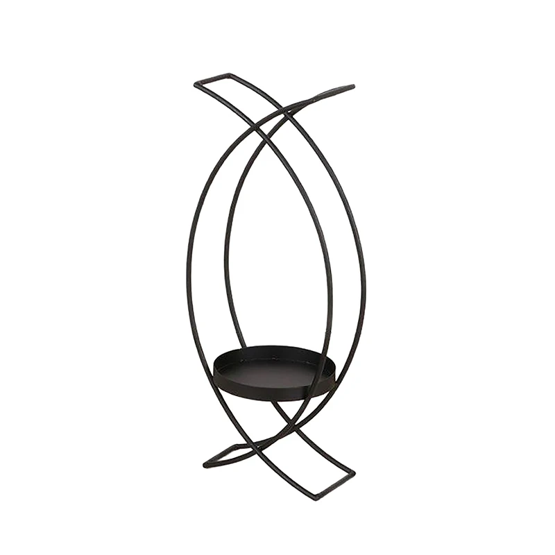 1 قطعة من حامل الشموع المعدنية المحمولة سطح المكتب الديكور مطعم المنزل حفل زفاف لوازم الديكور