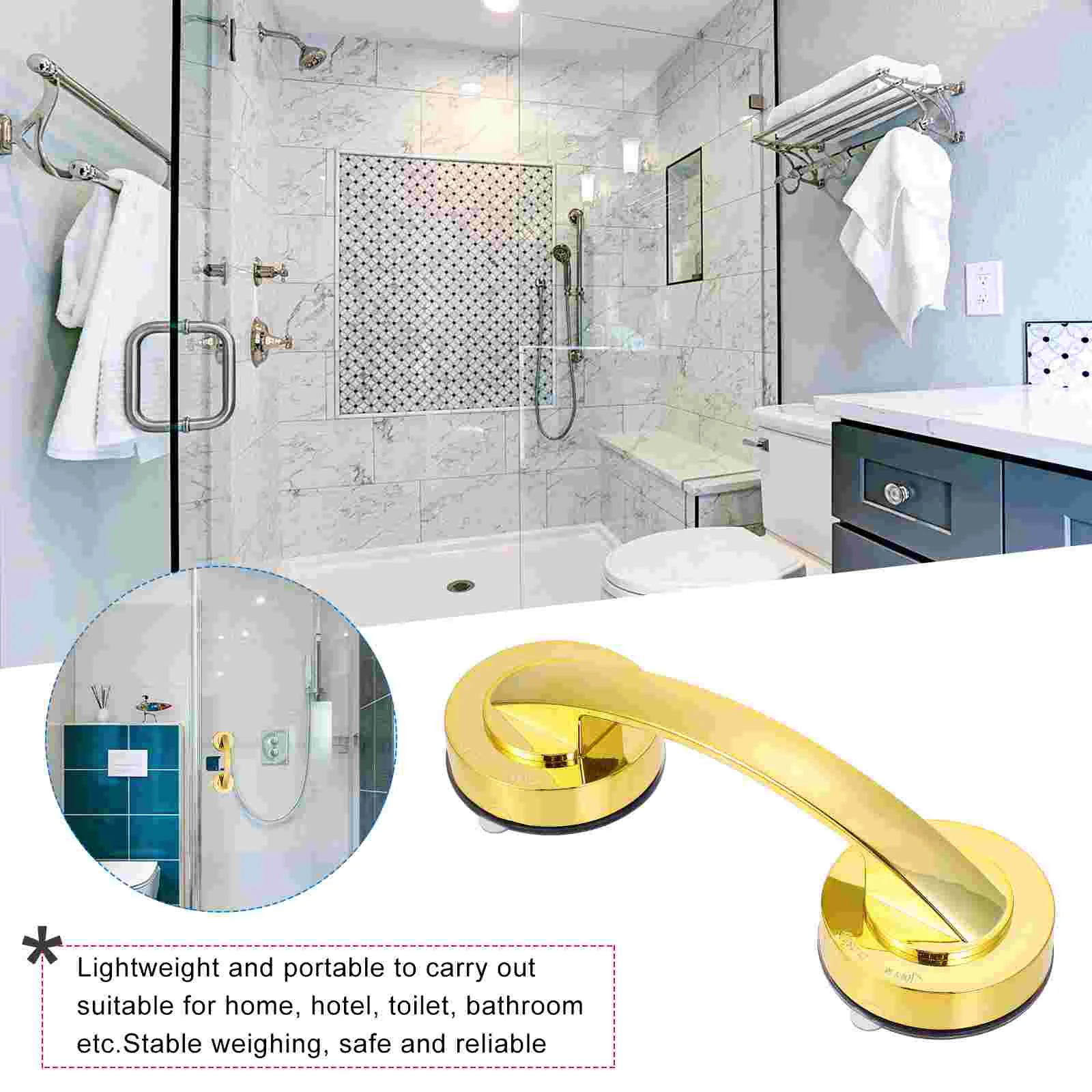 Sliding Door Tub Elder Bathtub Portable Safety Shower Handle Rail 18X6X45CM Plastic Balance Assist