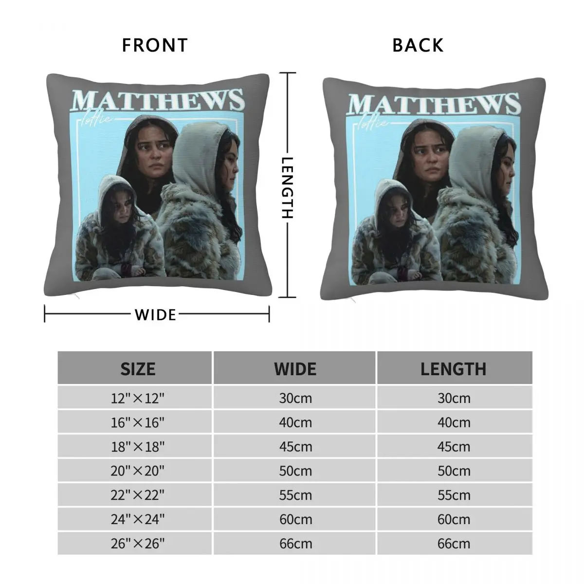 Lottie Matthews Yellowjackets Square Pillowcase Polyester Linen Velvet Pattern Zip Decorative Pillow Case Home Cushion Cover