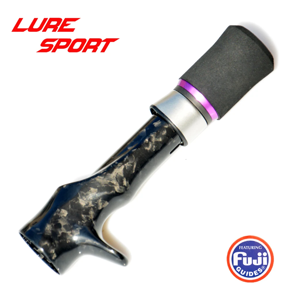 Proton Forge Pattern Carbon Body FUJI DPS16 KDPS Nut EVA Cap Reel seat 11.8cm cast Rod Building Component DIY Accessory