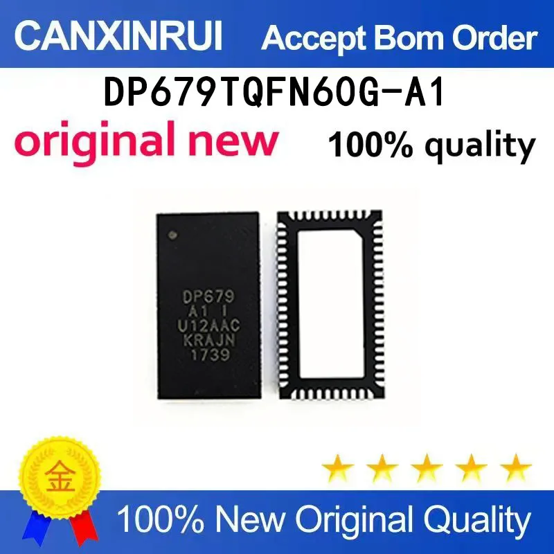 

(5-100 pieces)DP679TQFN60G-A1 silk screen DP679 A1 packaged QFN60 spot chip IC