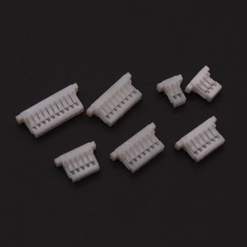 50Pcs/LOT JST SH 1.0 Female Material SH1.0 1mm Pitch Terminal Connector 2/3/4/5/6/7/8/9/10P Pin Leads Housing Shell Housing SH-Y