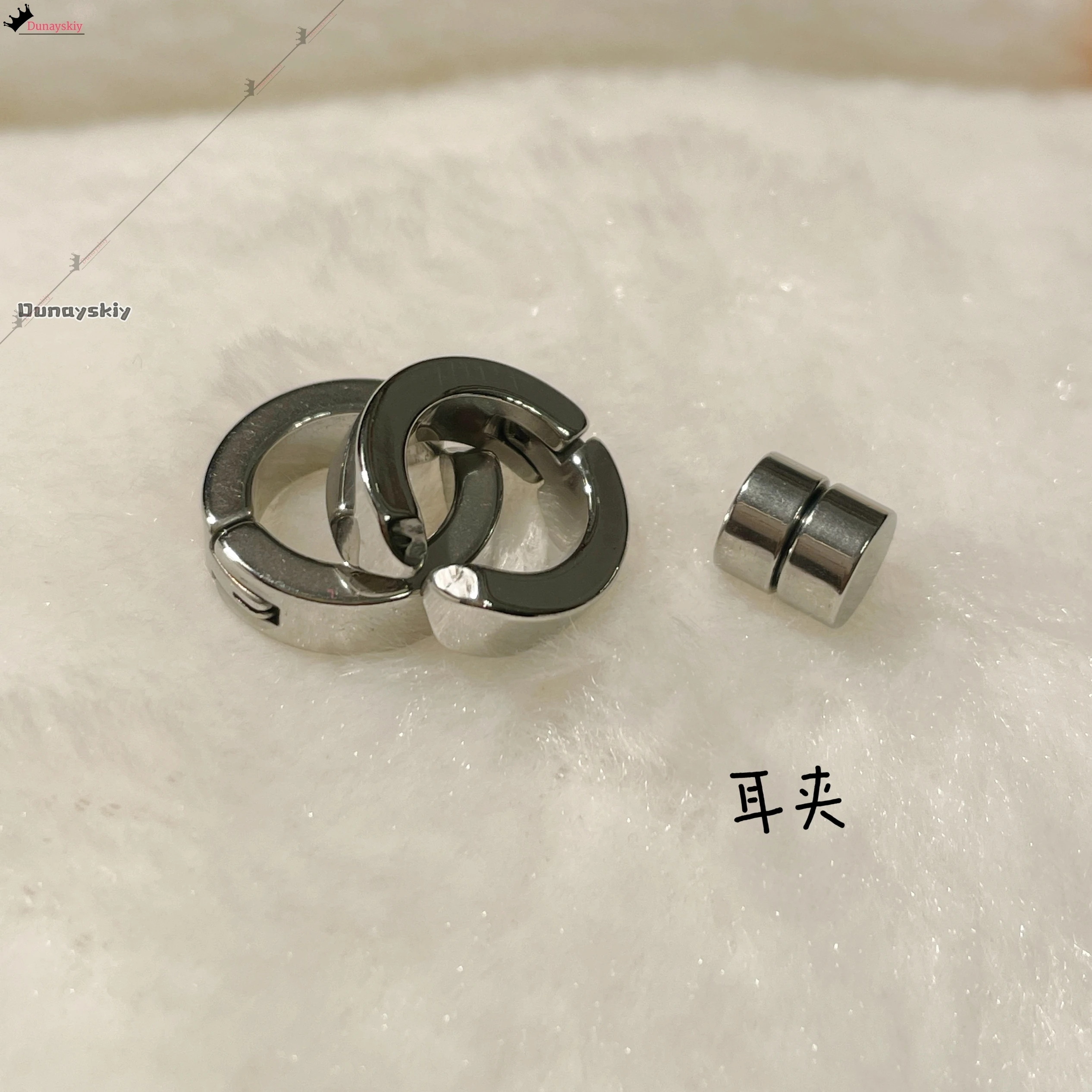 Alien Stage Till คอสเพลย์ Prop โลหะ Tattoo Decals กว้าง 1.5-2 ซม. Silver Chocker ต่างหู Mizi Sua Ivan Luka Hyuna Party Roleplay