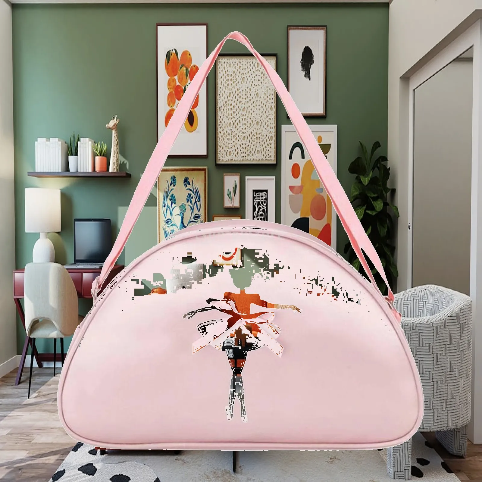 Single Shoulder Dance Bag Fairy Tale Aesthetic Girls Ballet Bag for Young Children