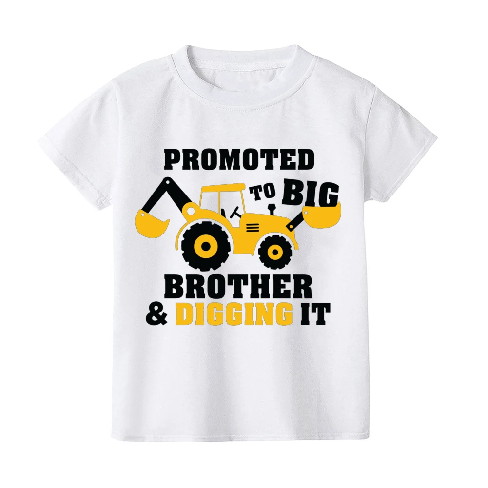 

Kids T-Shirt 2024 Becoming Big Brother Chhild T-shirt Baby Announcement Shirts Boy Clothes Toddler T Shirt Tops Kid Outfits