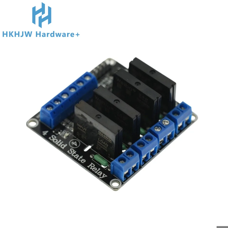  1 2 4 6 8 Channel 5V 12V 24V DC Relay Module Solid State High Level SSR AVR DSP G3MB-202P Relay 250V 2 For Raspbery pi