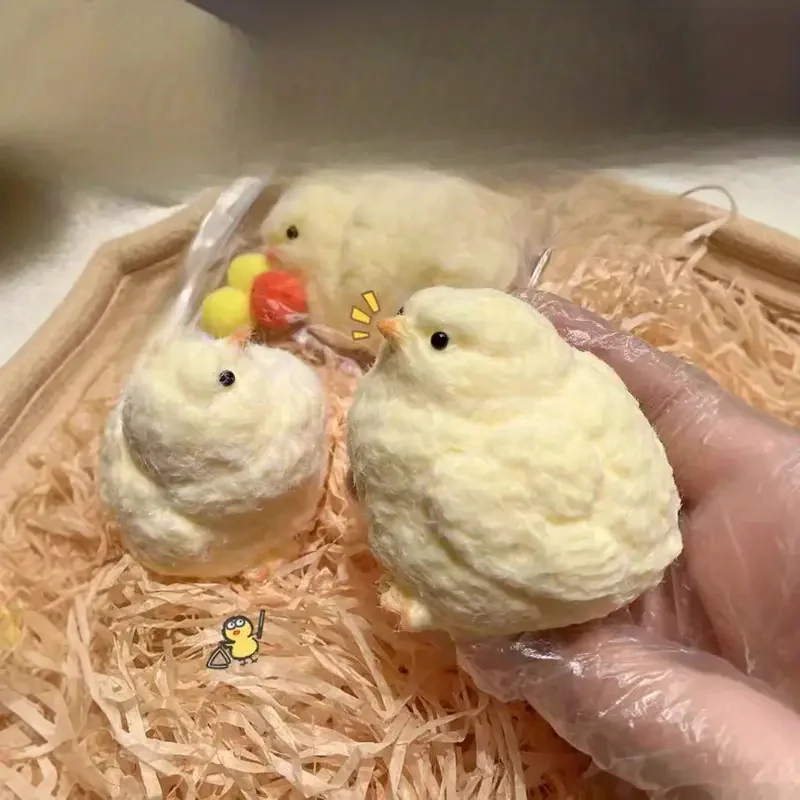 

Handmade Soft Silicone Cute Chick Squeeze toys Toys Recommended to Play in Bags Without Dirty Hands Super Soft Toys for Parties