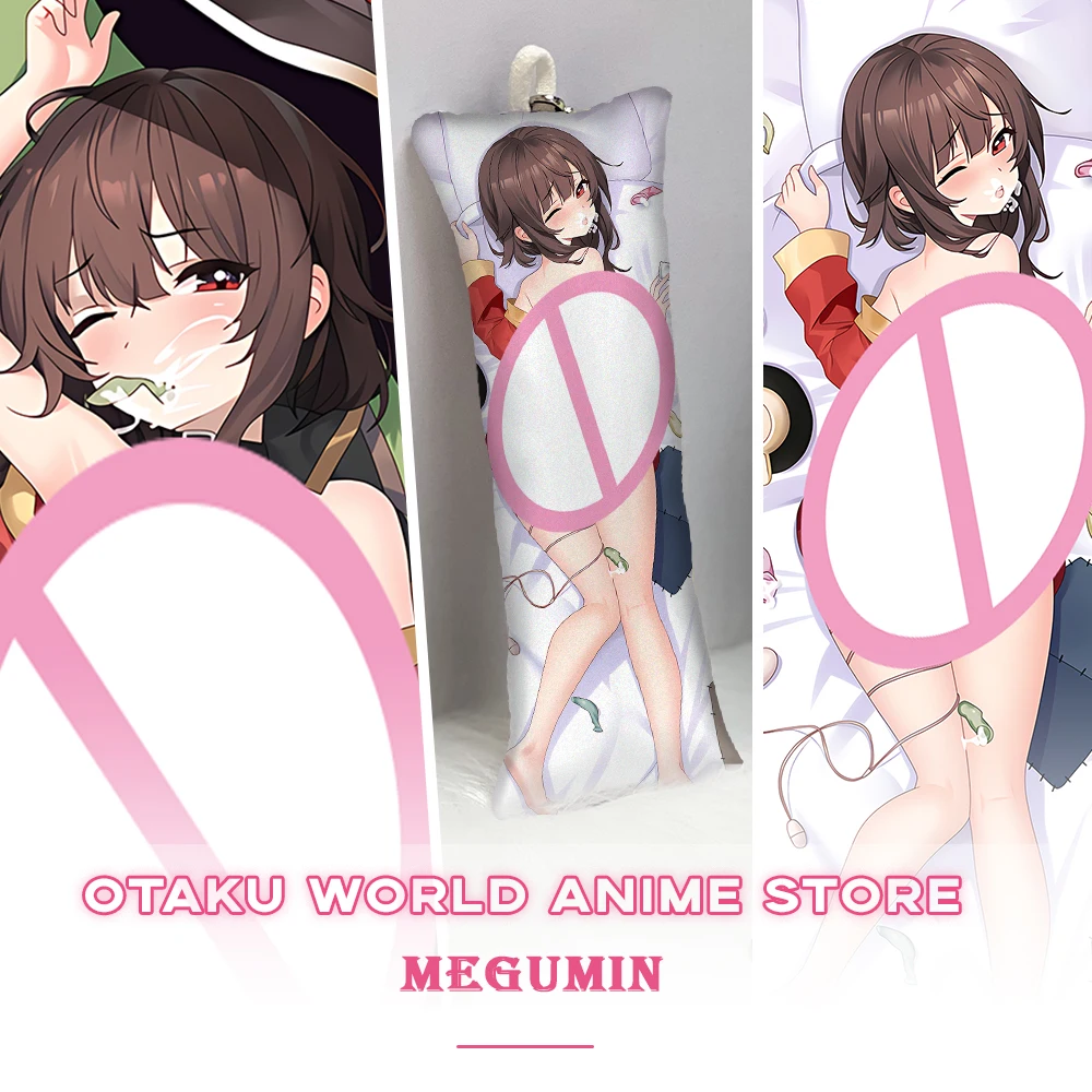 

Konosuba Megumin Dakimakura Аниме Otaku 2-сторонний принт Waifu Декор обнимающая подушка для тела