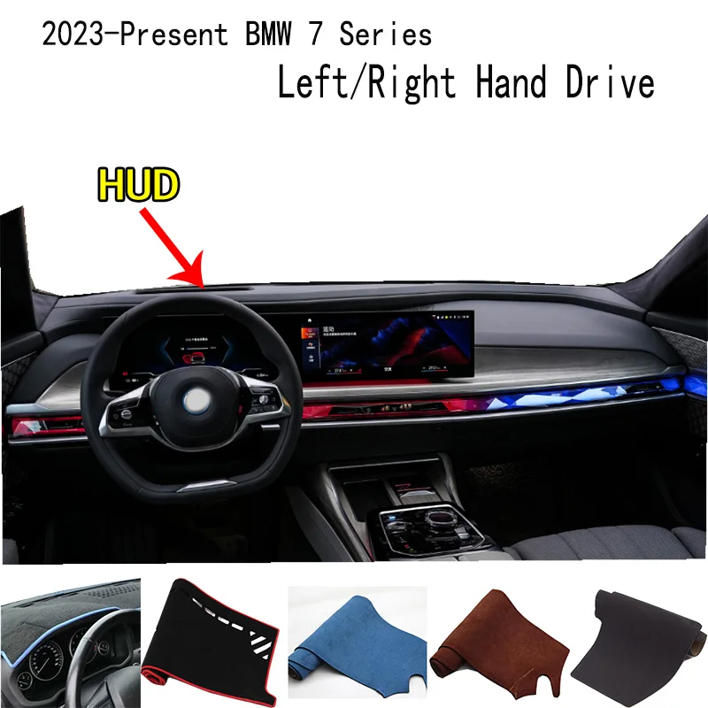 

For 2023 2024 BMW 7 Series i7 735 740 Accessories Dashboard Cover Instrument Panel Dash Mat Dashmat Protective Pad