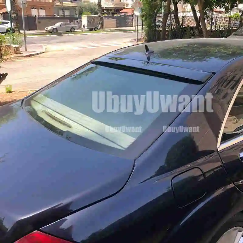 Para Benz Clase S W221 alerón de techo de vidrio trasero 2006-2015 estilo S65 Material ABS ala superior S320 S400 S420 S450 S600
