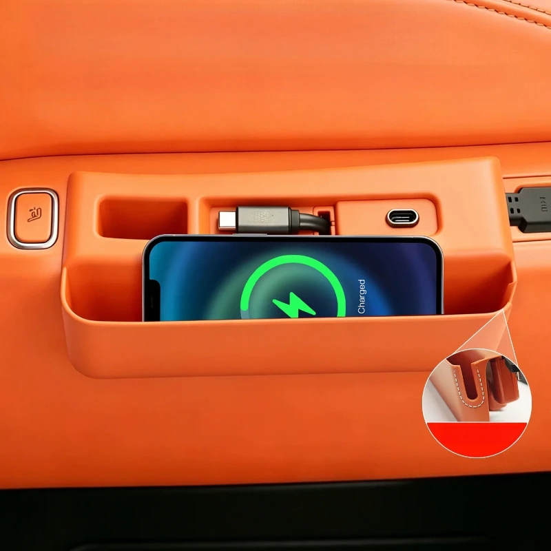 For AITO SERES M8 M7 2025 2026 Car Docking Station Fast Charging Telescopic Cable Second Row Seat Expansion Dock Modification