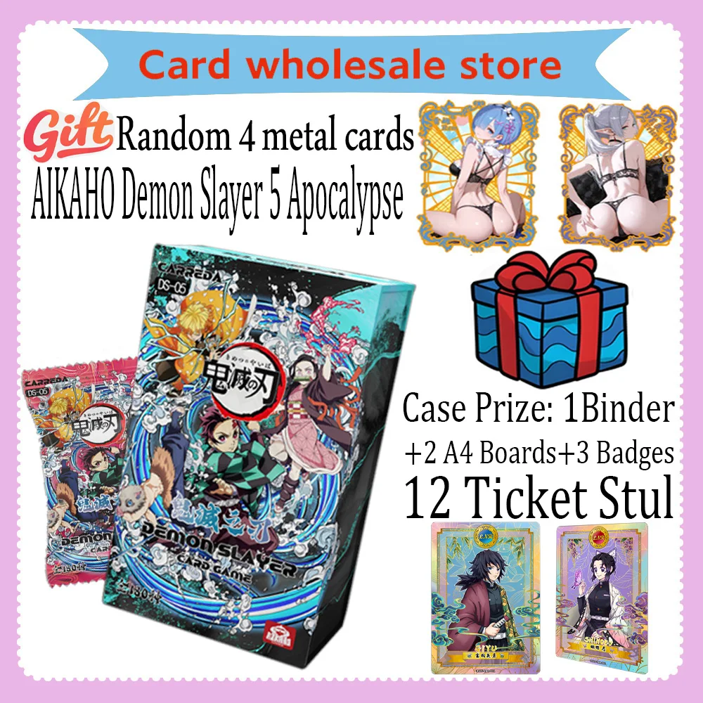 

Новая английская версия DS-05, AIKAHO Demon Slayer 5, карты «Апокалипсис», «Убийца демонов», Tanjirou Kamado Nezuko, коллекционные карты персонажей