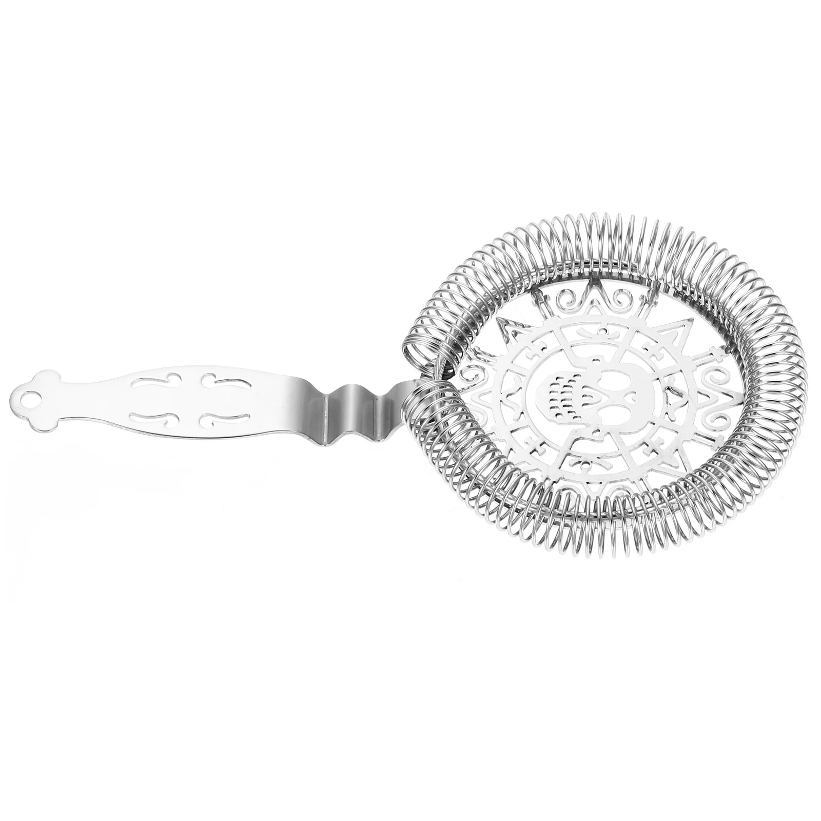 

1Pcs Stainless Steel Bar Ice Strainer Portable Cocktail Tool for Bartenders Mixologists Professional Use