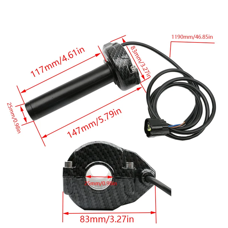 Motorcycle Throttle Turn Grip Dirt Bike Handlebar Accelerated For Sur-Ron Surron Light Bee S X Motocross Parts